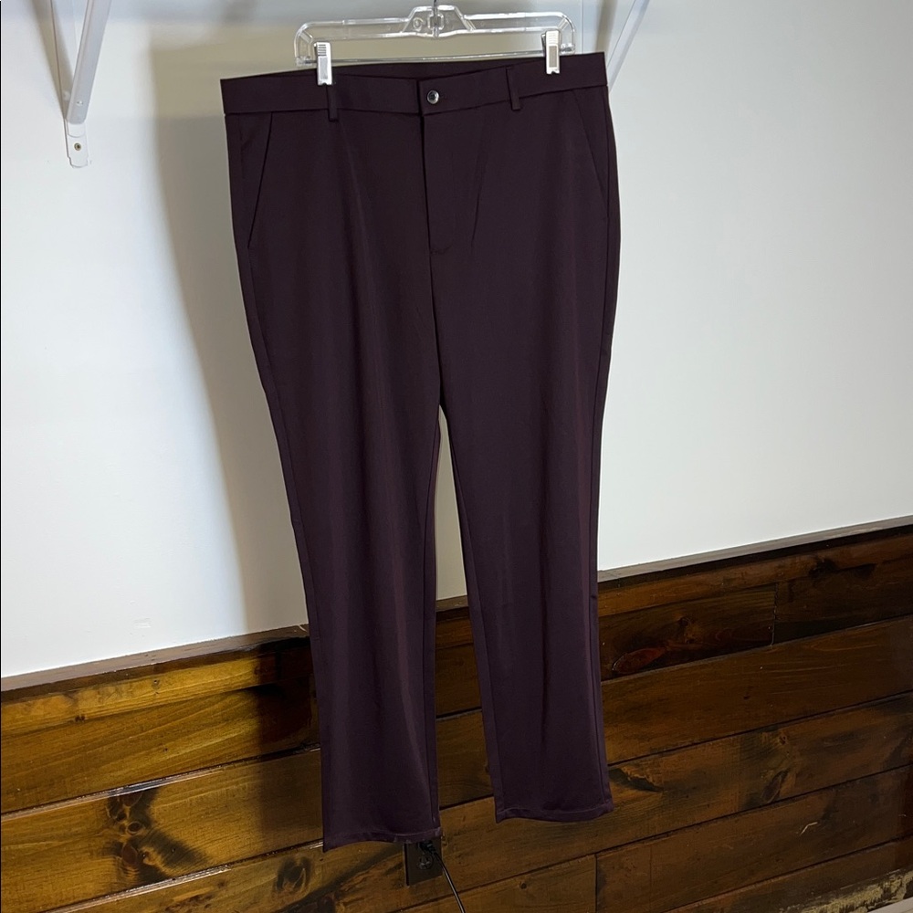 NWT Timeless Flex Dress Pants‎ - Dark Plum- 38x30